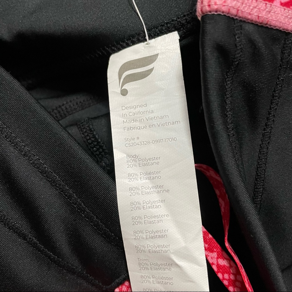 NWT Fabletics High-Waisted Ultra Cool Side Stripe Crop Athleisure Leggings XXS - Picture 6 of 11